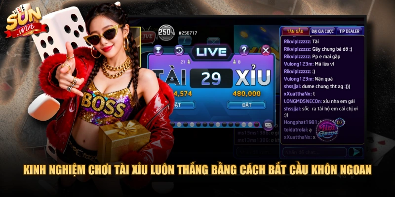 Kinh nghiệm chơi Tài Xỉu luôn thắng bằng cách bắt cầu khôn ngoan